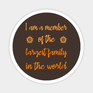 SPN - FAMILY ORANGE Magnet